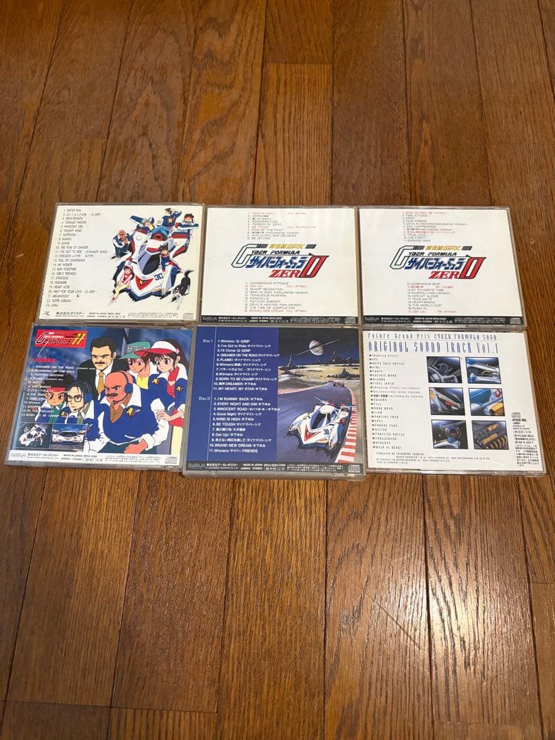新世紀GPX サイバーフォーミュラ　サウドトラックCD 6枚セット　中古