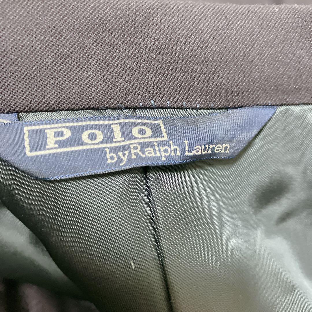 大きいサイズL相当 ポロバイラルフローレン 紺ブレ ダブルジャケット 金ボタン
