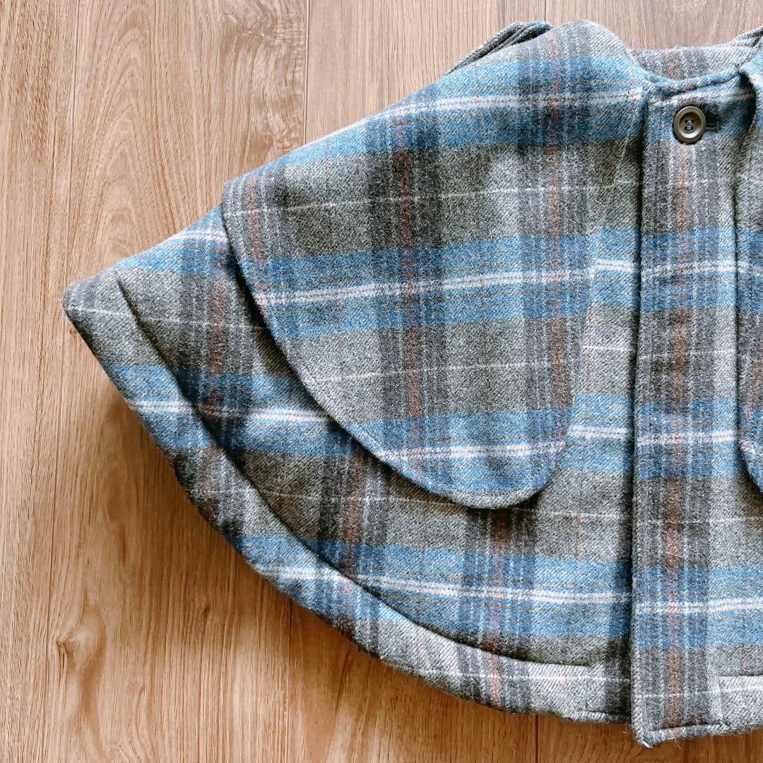 【メルカリ市限定価格】MARLMARL ポンチョ コート ホリデー限定チェック