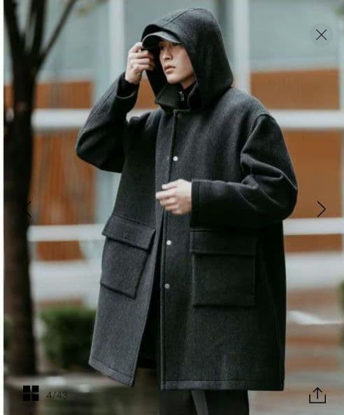 匿名便 25AW SENTDALE WOOL ダッフルコート グリーンレーベル