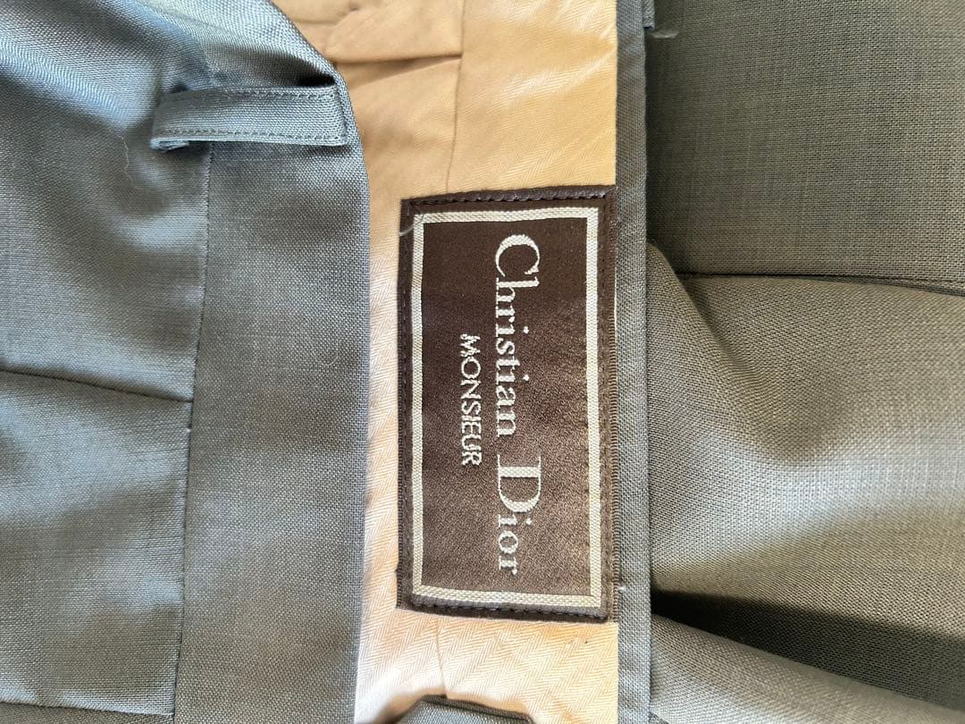 【美品クリーニング済】Christian Dior セットアップライトグリーン