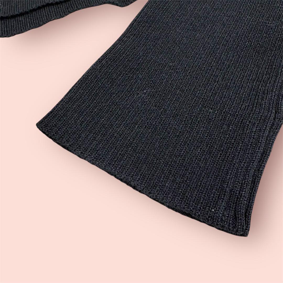 超美品♡Rene ルネ カーディガン 黒 キラキラビジュー付 34 Sサイズ相当