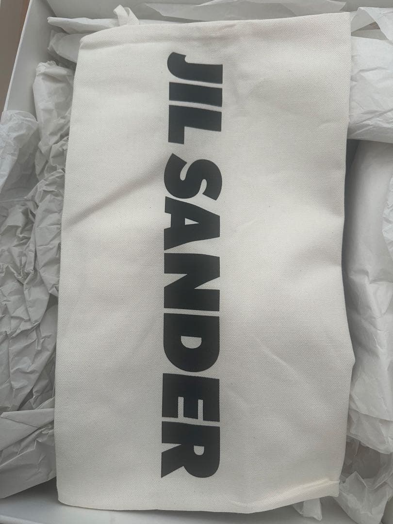 Jil Sander レザー ブロックヒール アンクルブーツ