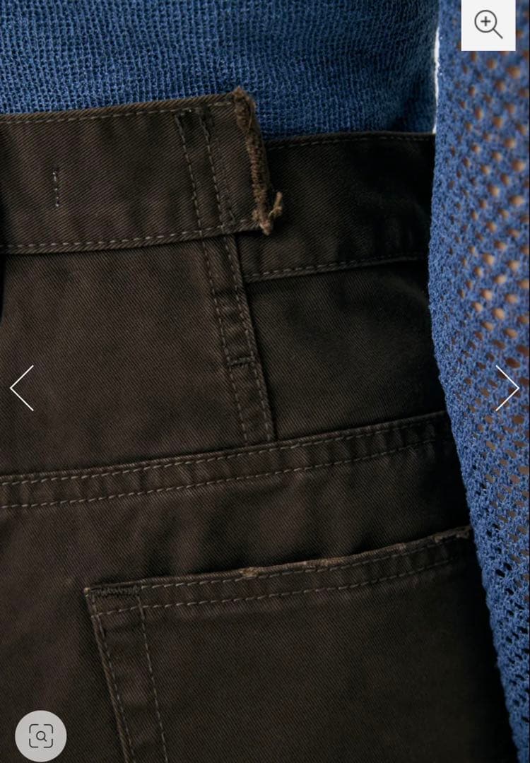 パンツ MOUSSY CROSS CHINO WIDE STRAIGHT