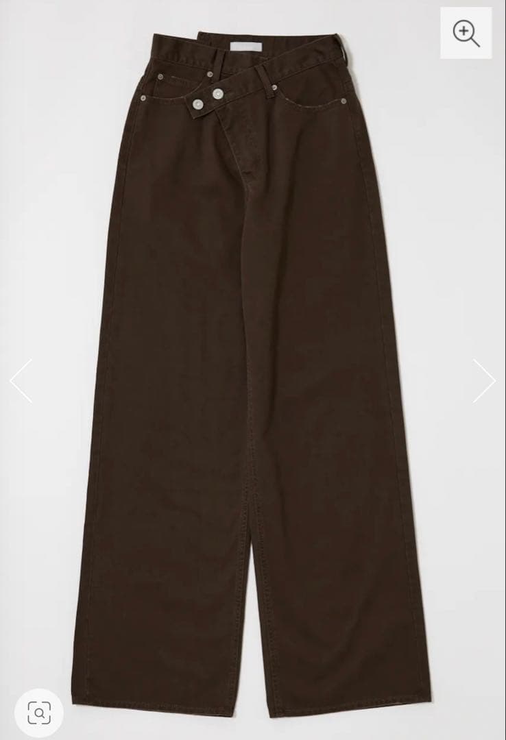 パンツ MOUSSY CROSS CHINO WIDE STRAIGHT