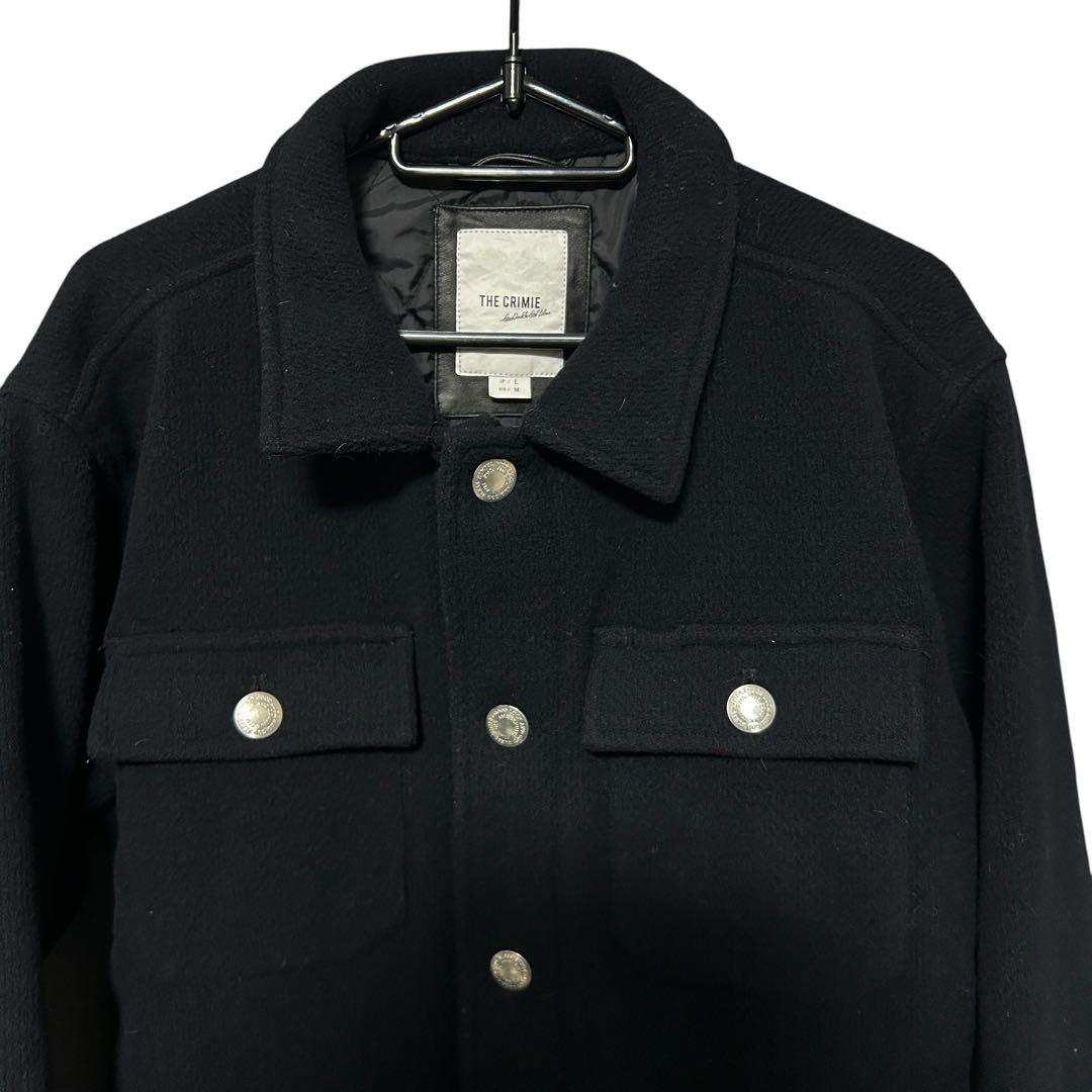 ジャケット・アウター CRIMIE WOOL SHIRT JACKET size L