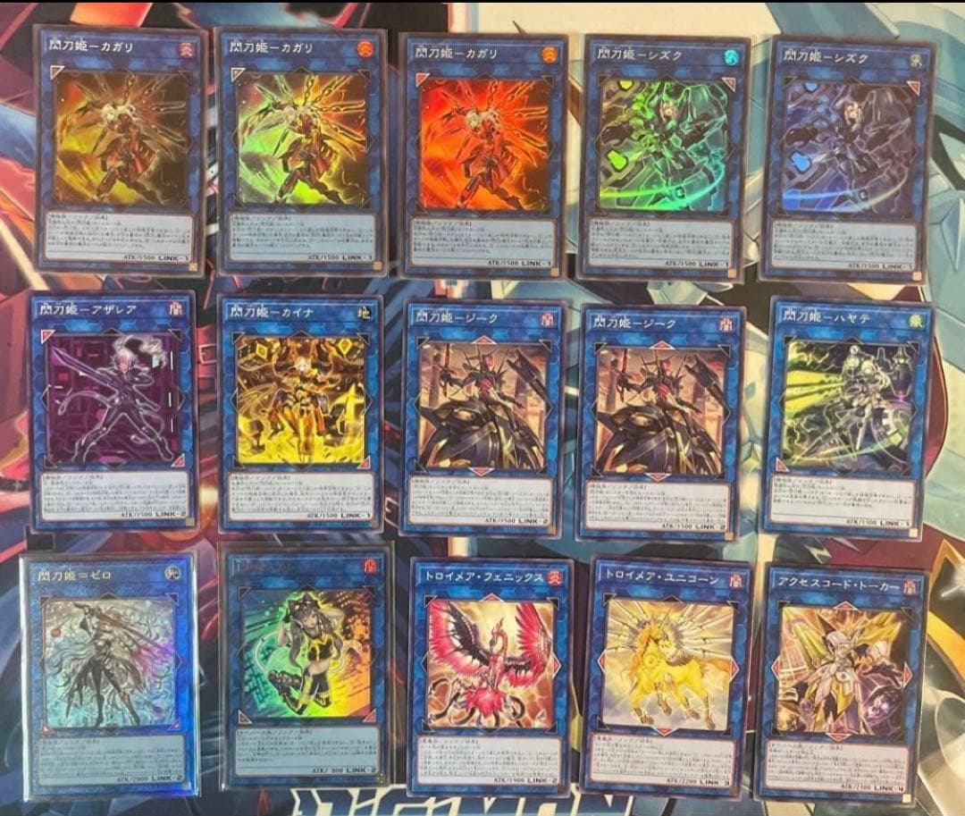 【即購入OK】閃刀姫構築済みデッキ　誘発入り