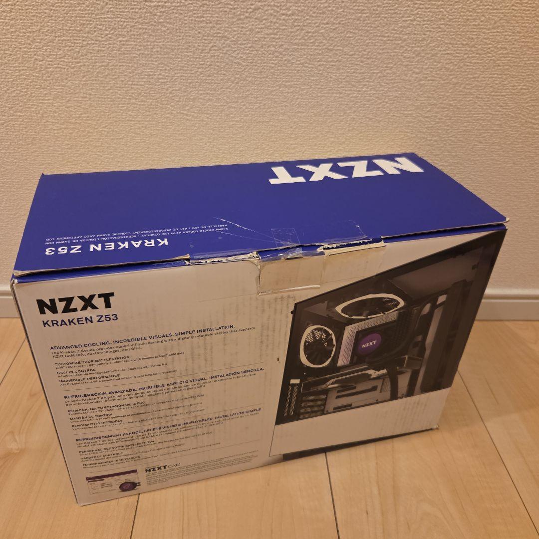 NZXT kraken Z53 LCDディスプレイ搭載