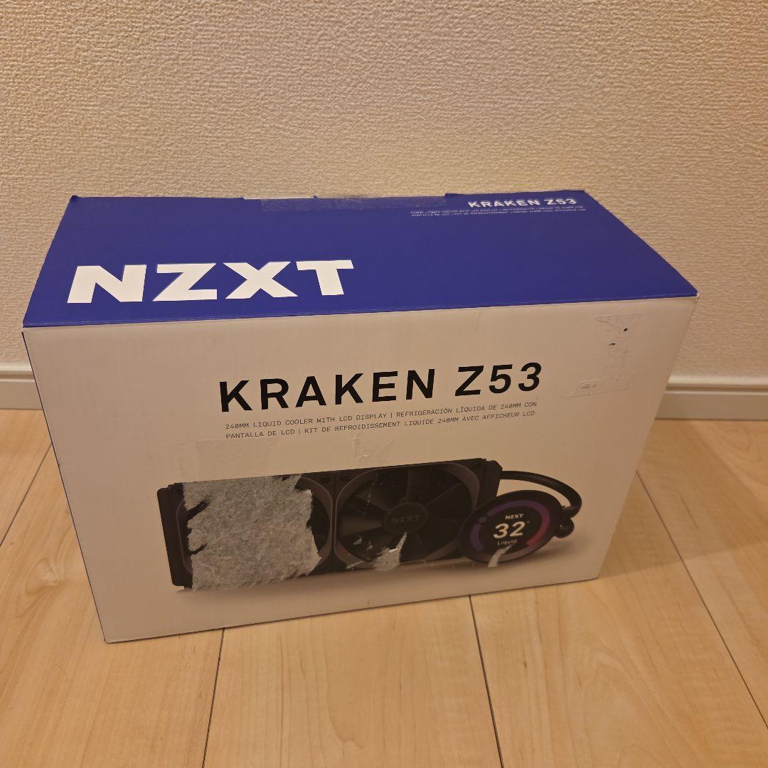 NZXT kraken Z53 LCDディスプレイ搭載