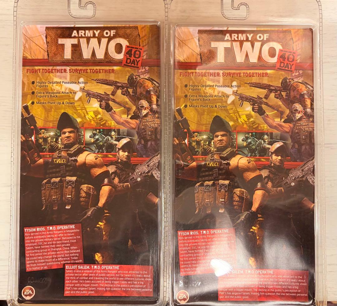NECA ARMY OF TWO 7インチ　フィギュア　2点セット