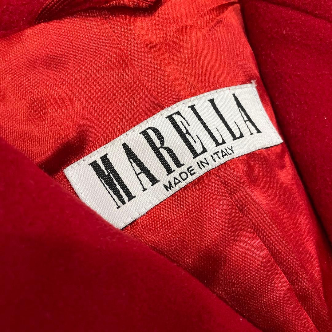 ⭐︎値下げ⭐︎イタリア製 MARELLA マレーラ ウール100%ロング コート40