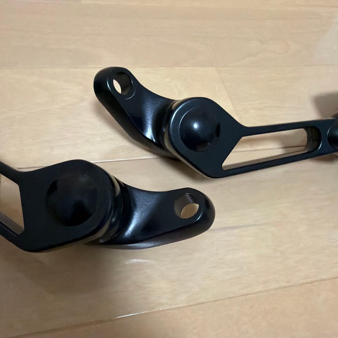 バイクミラー　ナポレオン　シャークミラー　左右セット　美品
