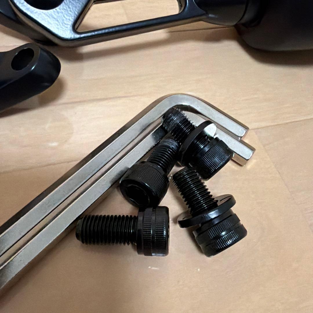 バイクミラー　ナポレオン　シャークミラー　左右セット　美品