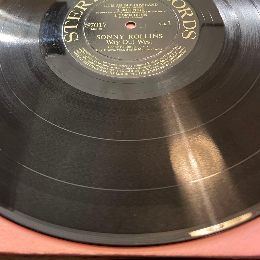 ソニーロリンズ　マト1 MONO USオリジナル DG ジャズ　レコード　LP