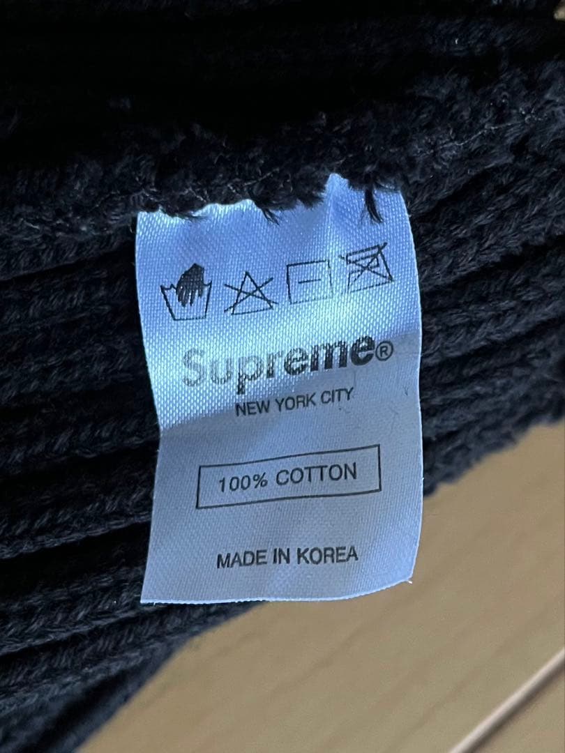 Supreme Beanieニット帽 黒