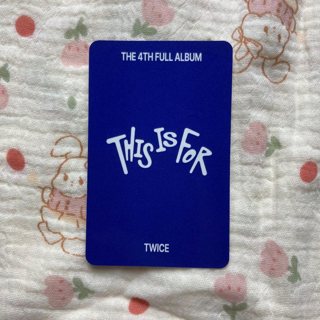TWICE this is for 7/13 サナ 人気歌謡 サノク トレカ