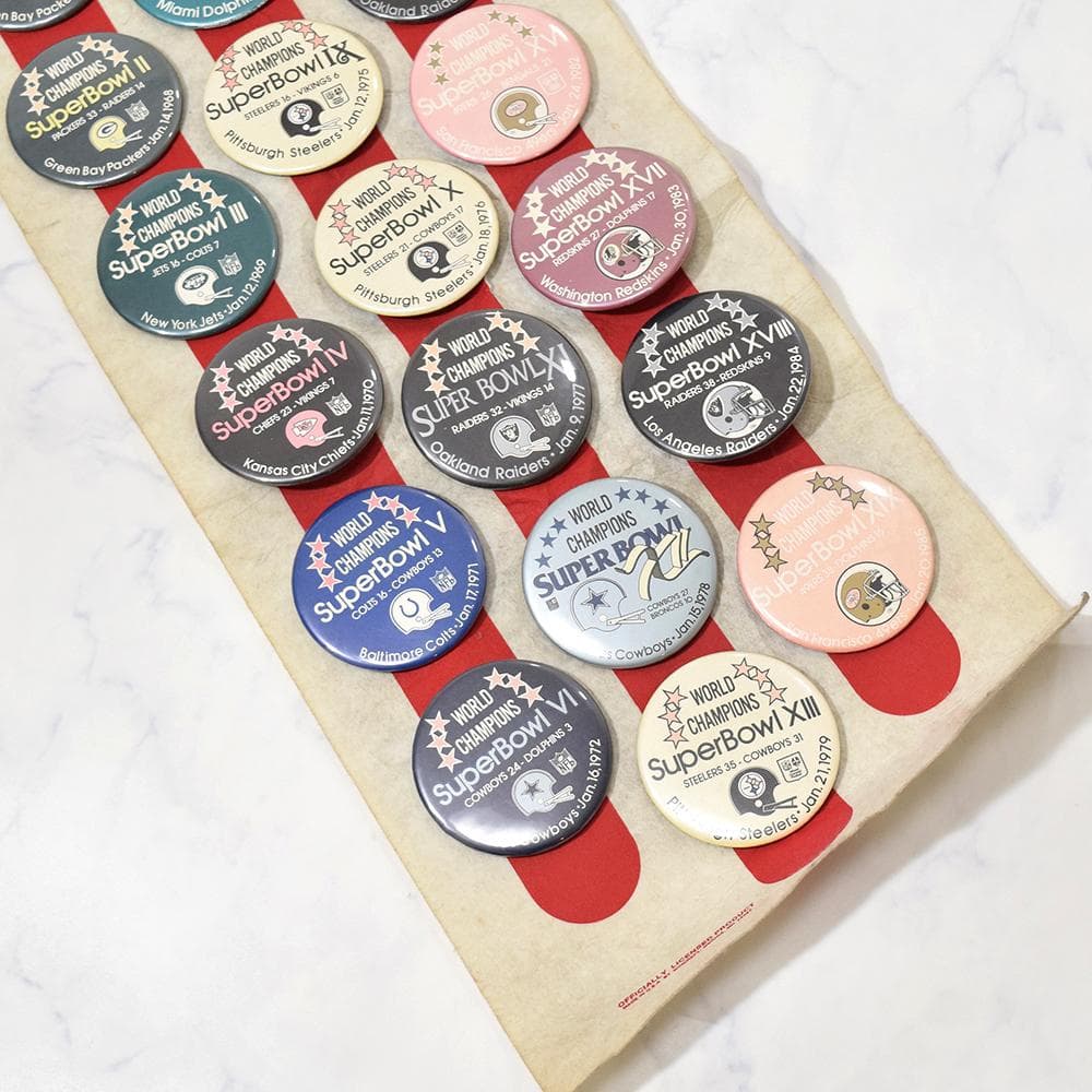 記念グッズ 1960s NFL SUPER BOWL CHAMPIONS vintage