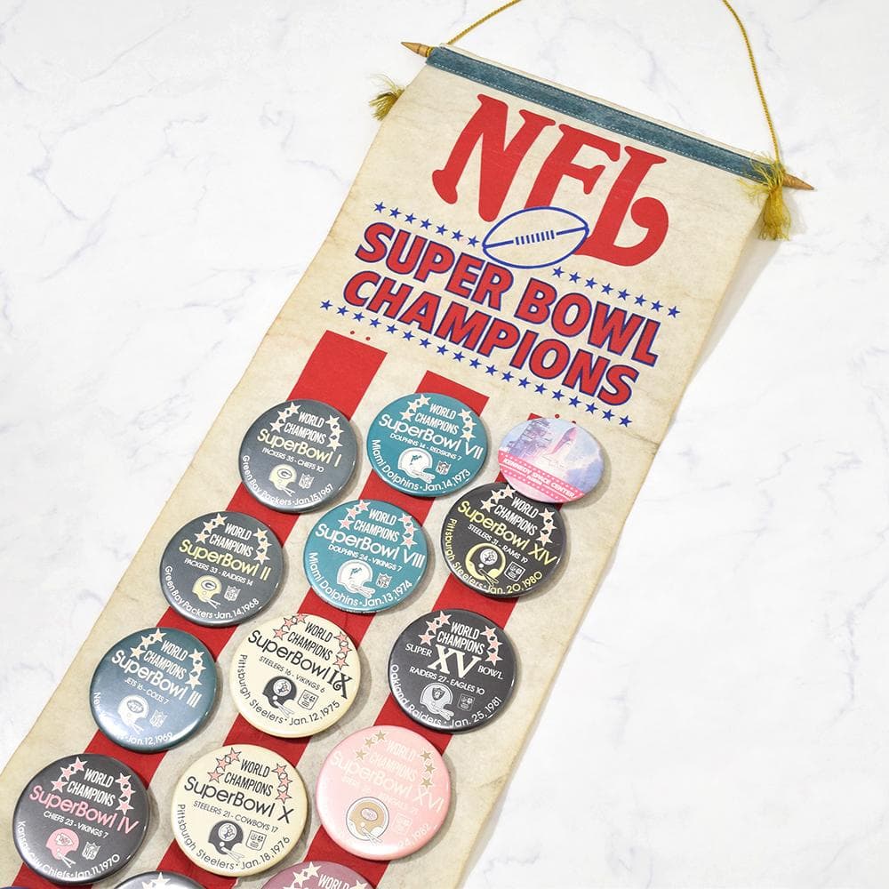 記念グッズ 1960s NFL SUPER BOWL CHAMPIONS vintage