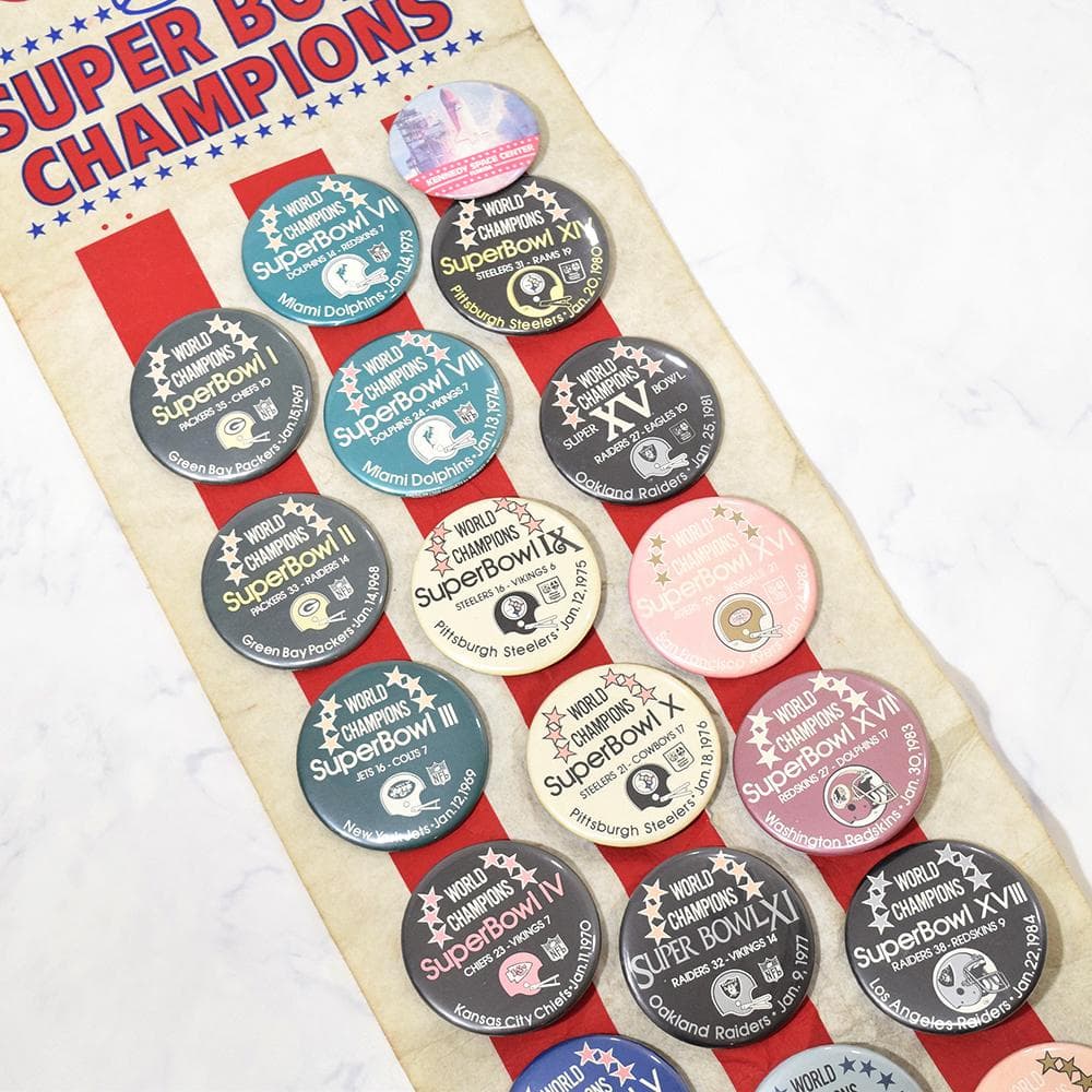 記念グッズ 1960s NFL SUPER BOWL CHAMPIONS vintage
