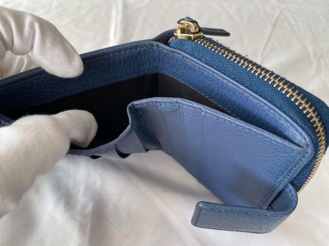 GUCCI GGパターン二つ折り財布
