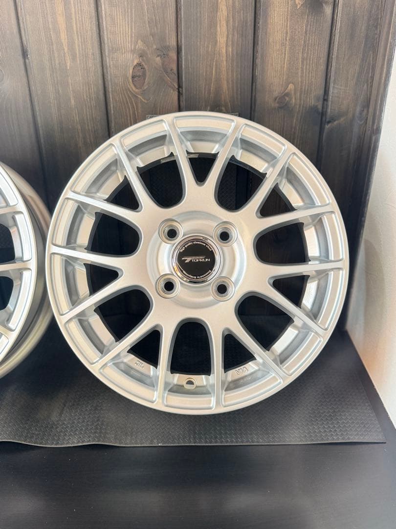 BSホイール TOPRUNM7 14×4.5J 4-100 軽コンパクトカー等