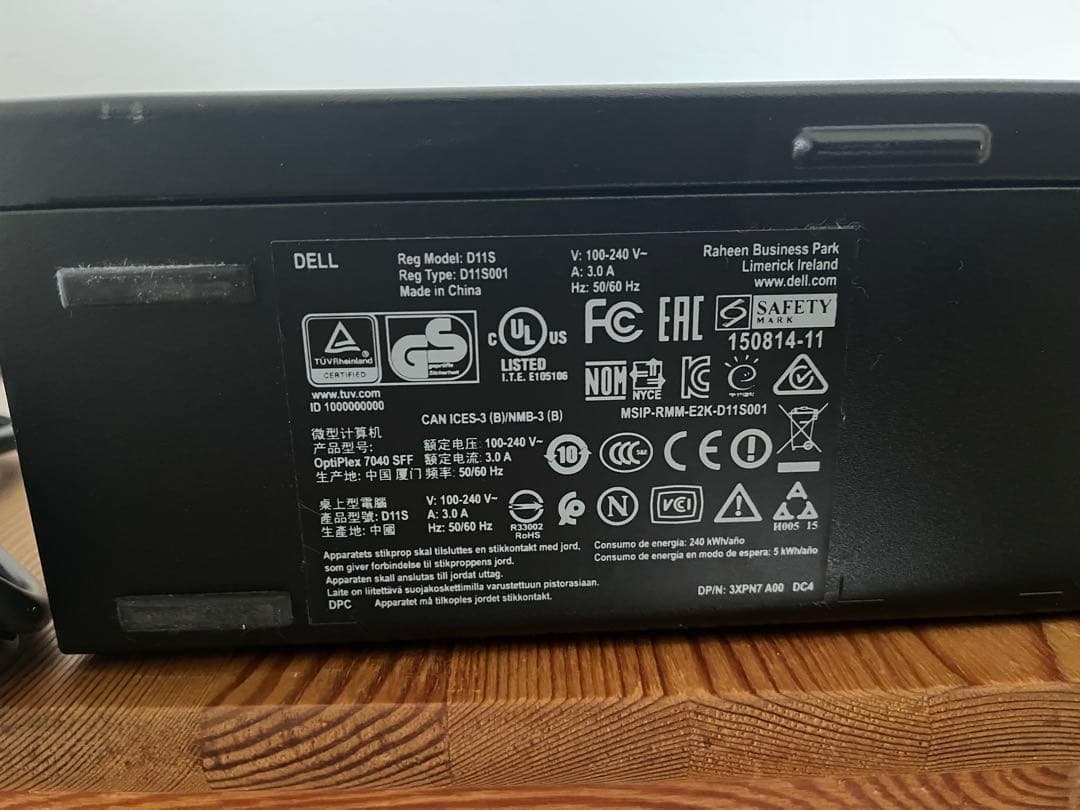 Windowsデスクトップ DELL OptiPlex 7040 i3 6100 8GB SSD 256GB