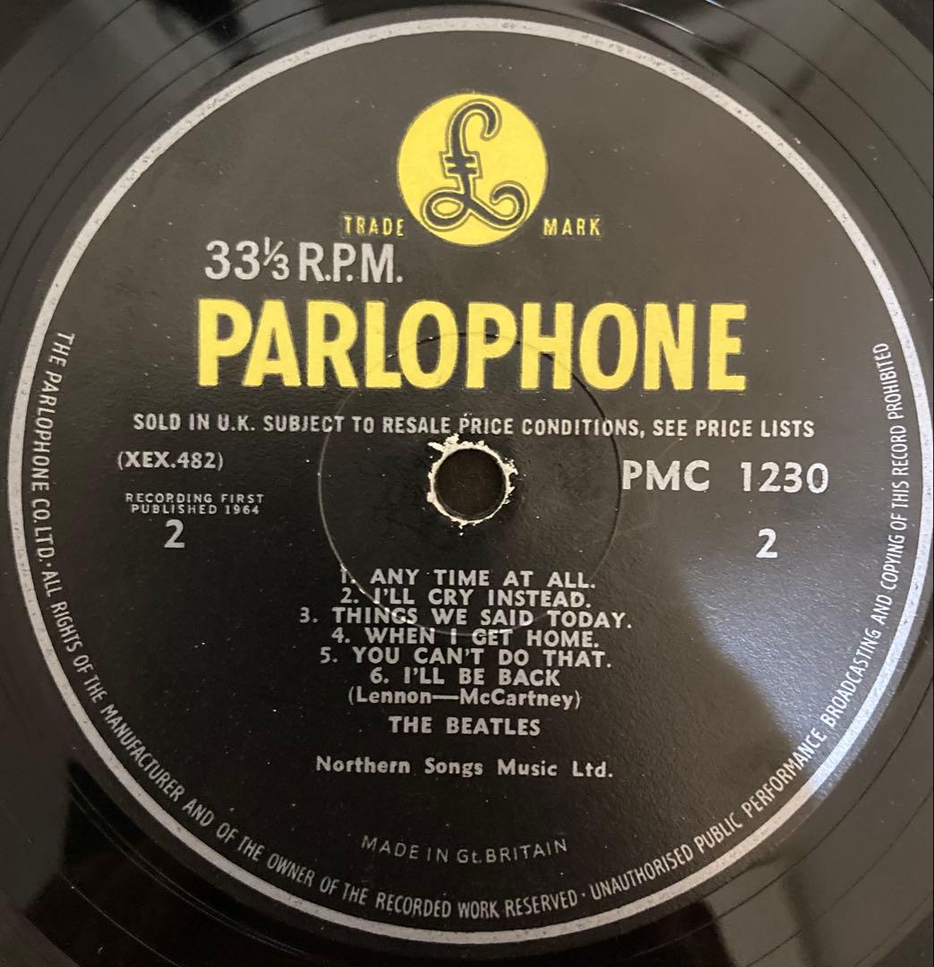 稀少UKオリジナルBeatlesハードデイズナイトビートルズレコード