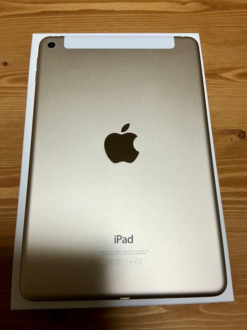 iPad mini4 64GB セルラー simフリー　ゴールド