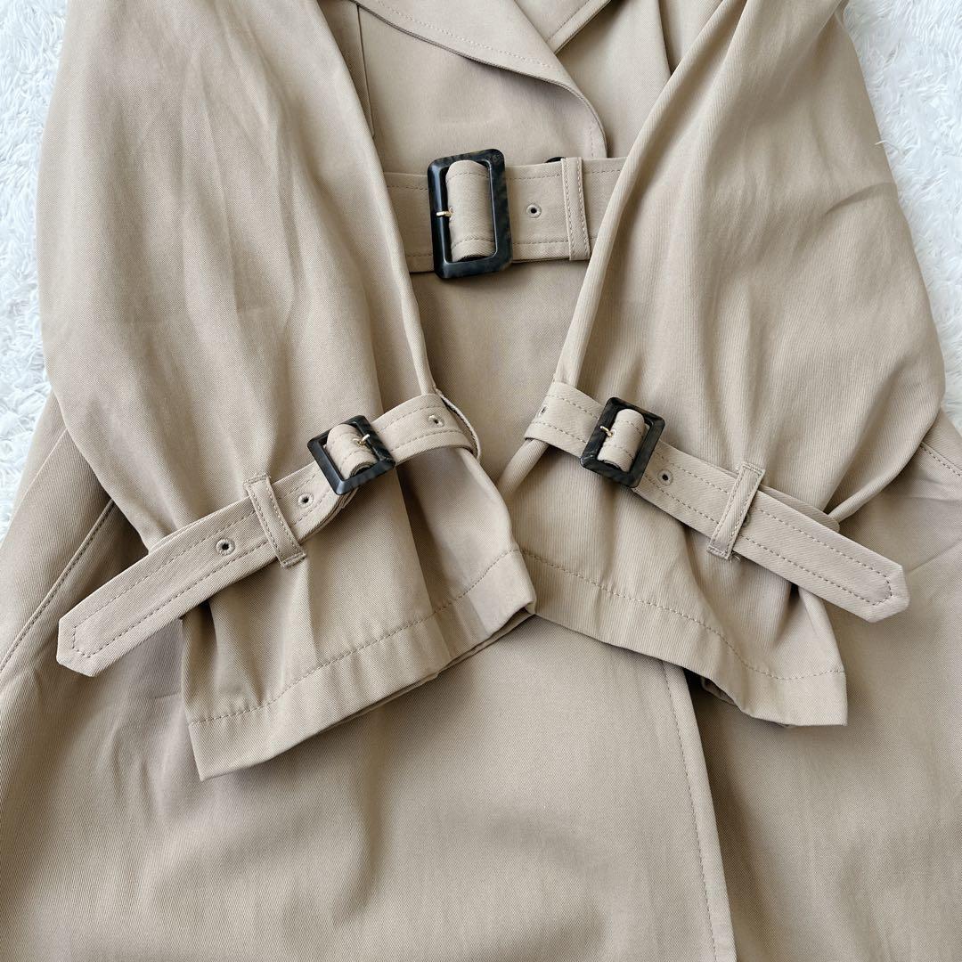 【美品】Spick & Span ツイルコットンオーバートレンチ 36