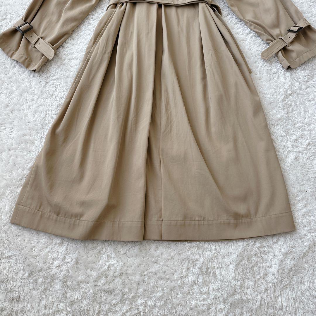 【美品】Spick & Span ツイルコットンオーバートレンチ 36