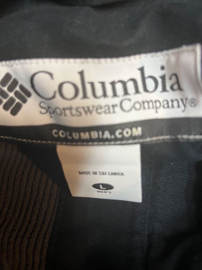 Columbia ブラック ダック地ジャケット L
