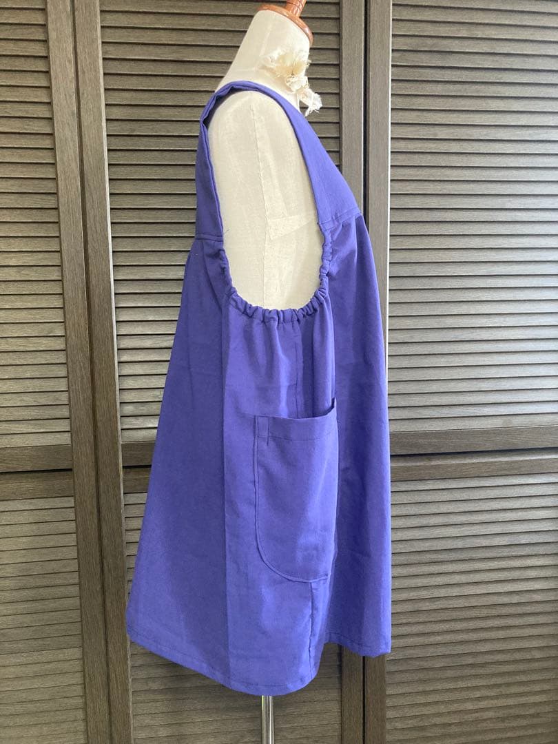 専用　ハンドメイド　エプロン　割烹着　保育士　介護士　看護師　ワンピース