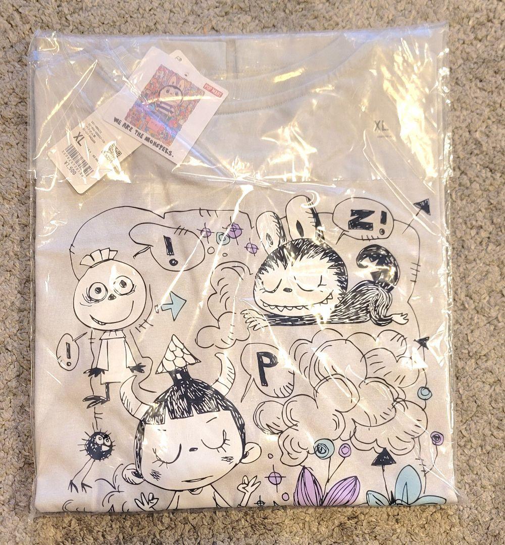 【XL】UNIQLO POPMART ラブブ Tシャツ ユニクロ 4枚セット