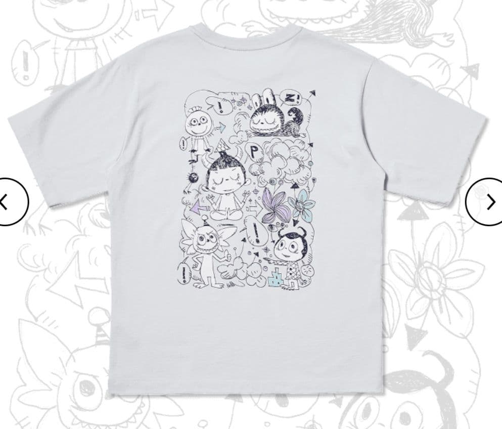 【XL】UNIQLO POPMART ラブブ Tシャツ ユニクロ 4枚セット