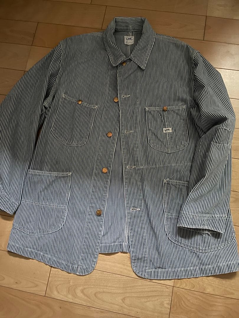 Lee 70年代 ヒッコリーストライプ カバーオール