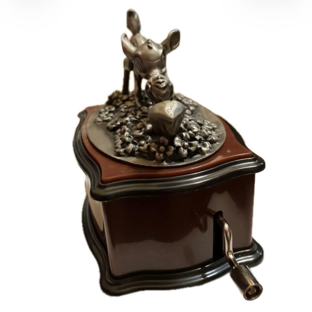 ディズニー バンビ オルゴール オブジェ ベルメゾン Disney 箱折れあり
