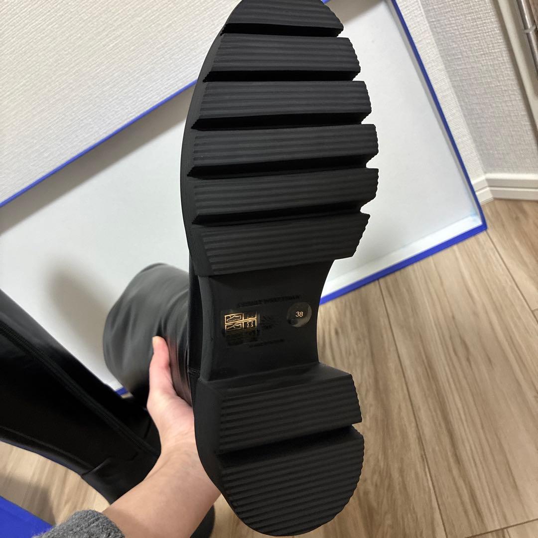新品STUART WEITZMAN ロングブーツ38 定価14.7万円