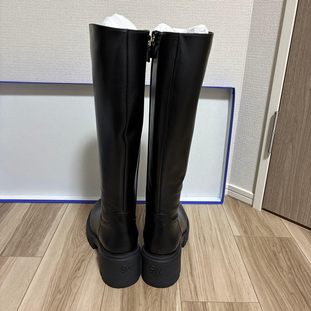 新品STUART WEITZMAN ロングブーツ38 定価14.7万円
