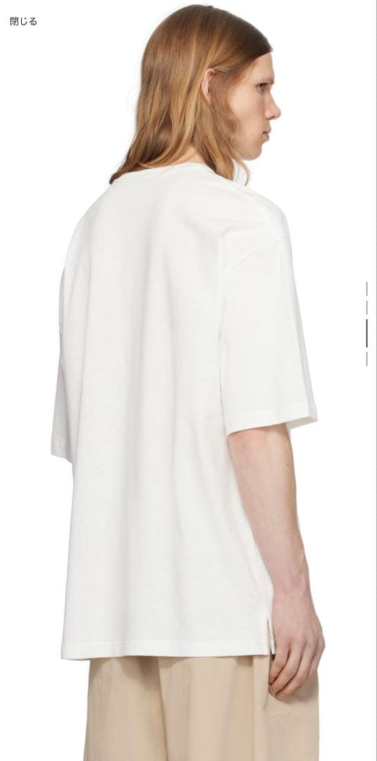 【3/29まで】LEMAIRE 24SS BOXY T-SHIRT CHALK