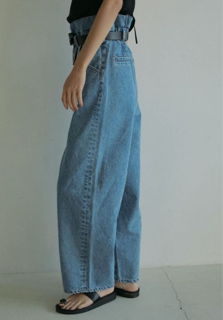 anuke 現行品　waist tuck denim 36
