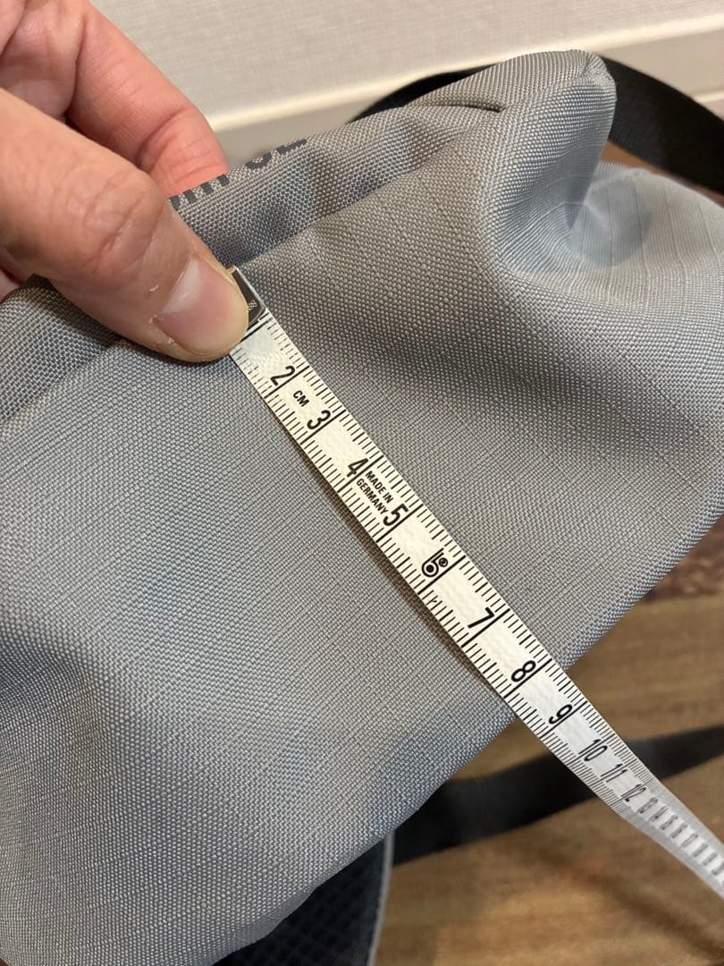 極美　Patagonia パタゴニア　ショルダーバッグ ボディバッグ　グレー8L