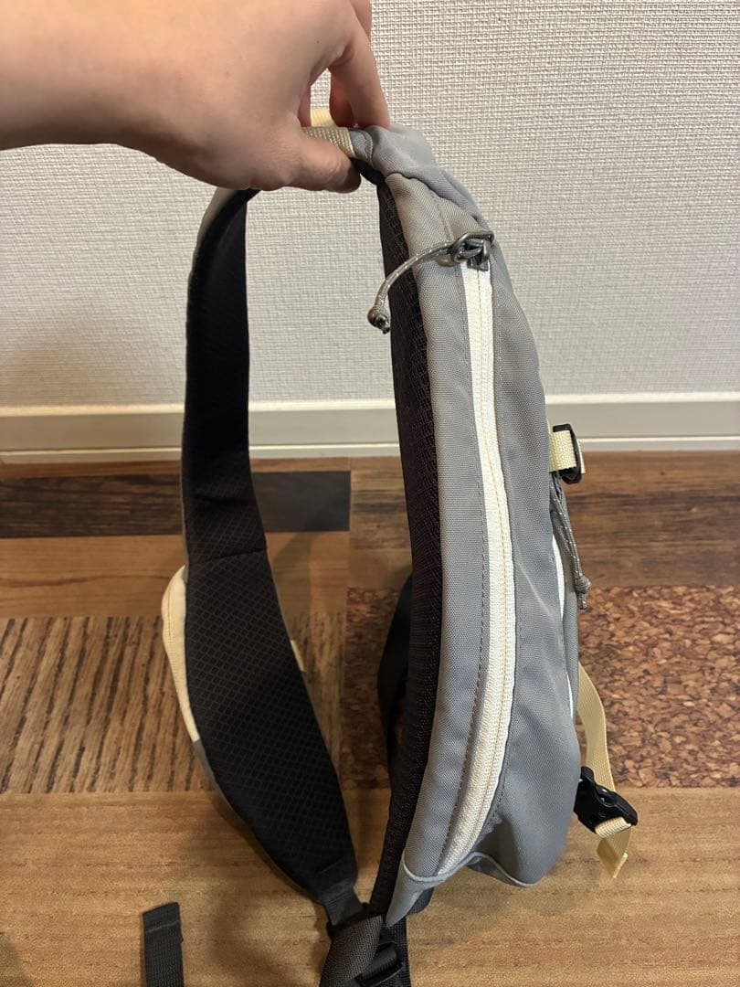 極美　Patagonia パタゴニア　ショルダーバッグ ボディバッグ　グレー8L
