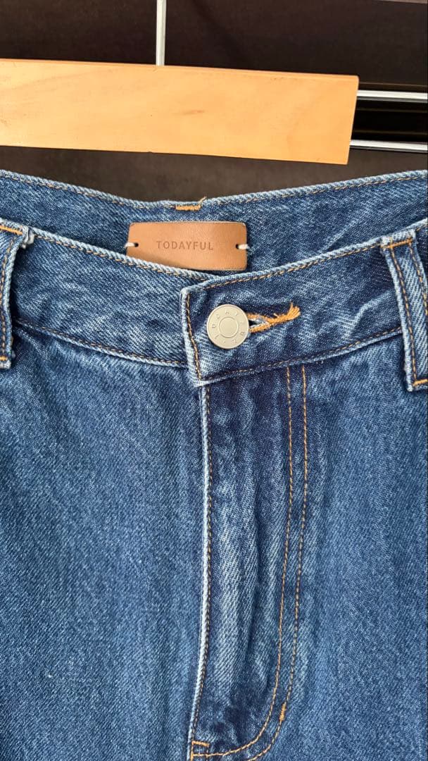 パンツ todayful cary's Denim BLUE 24