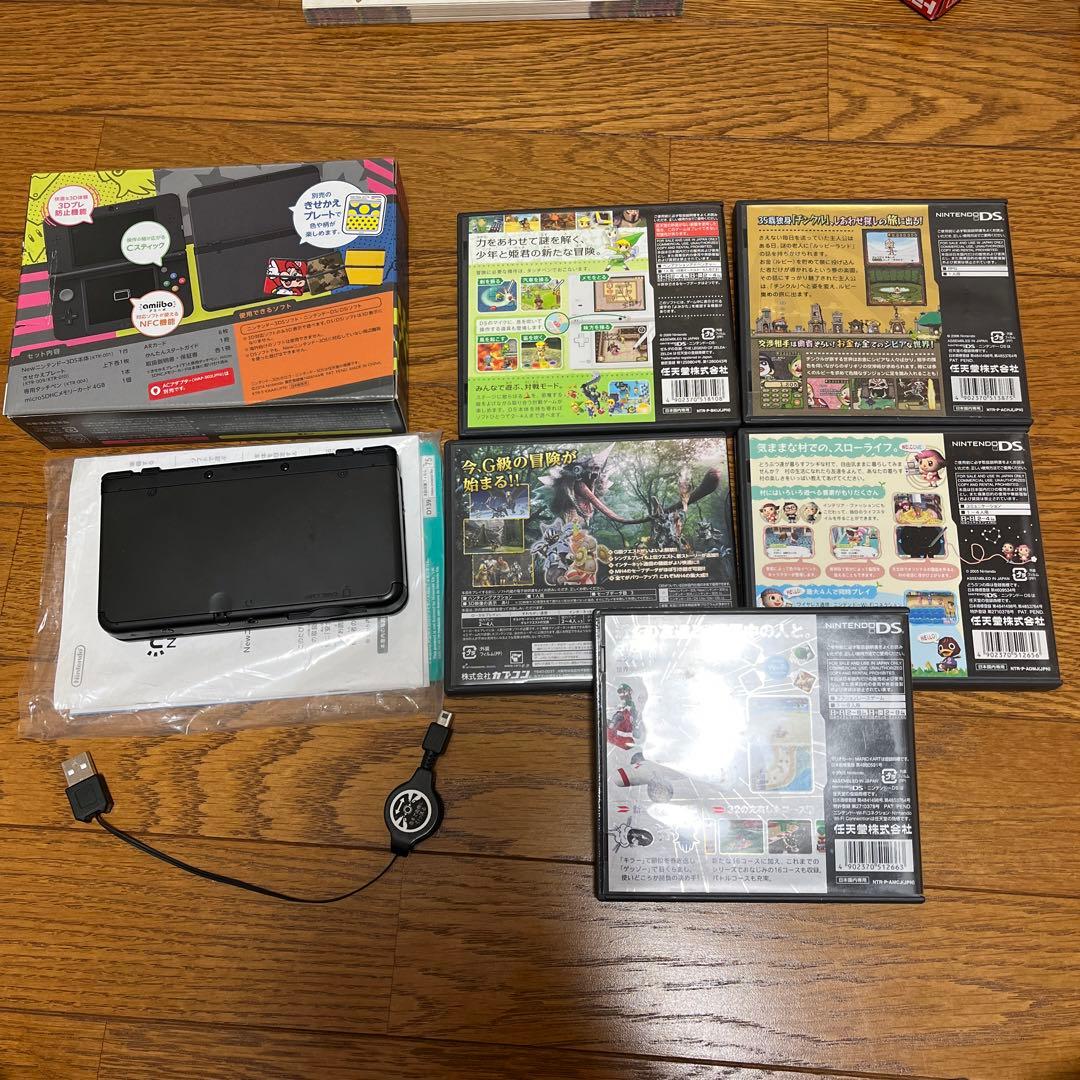 3DS本体　ソフト5点セット販売