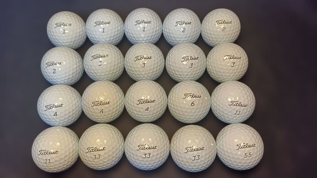 【美品】'23 Pro V1 20球 (ホワイト) タイトリスト ロストボール
