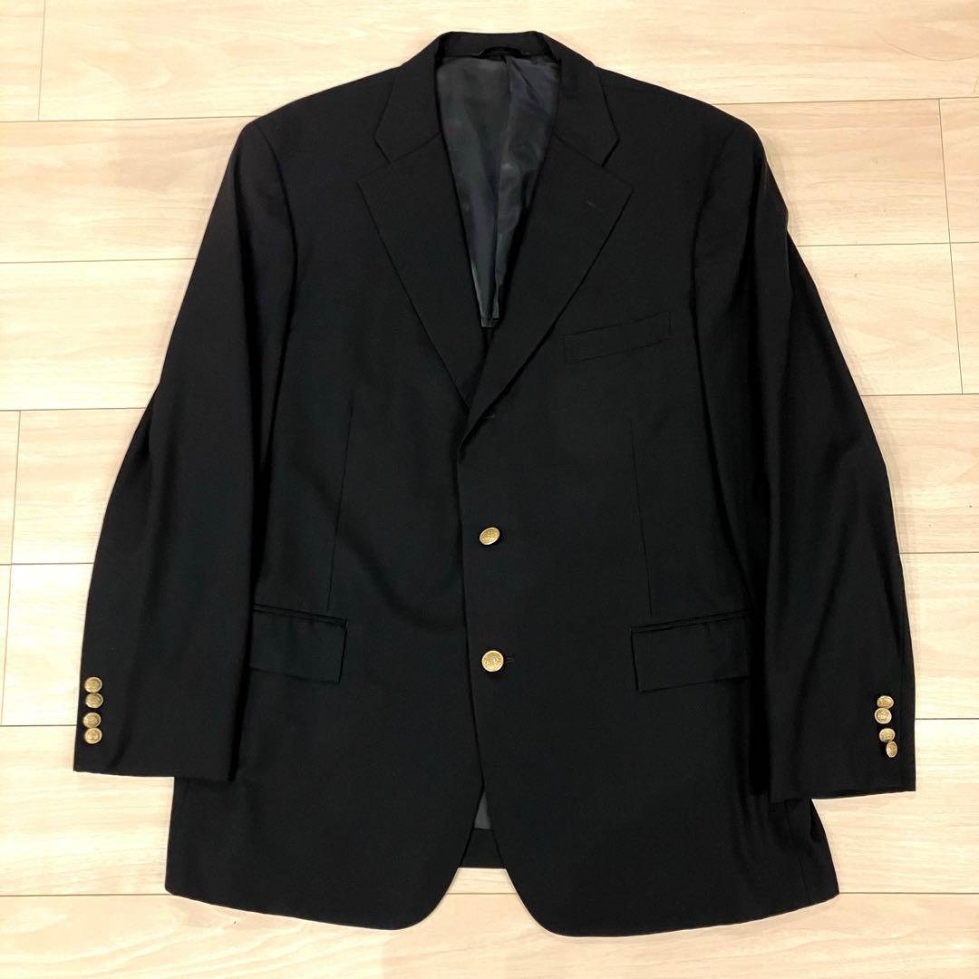 極美品✨NEWYORKER テーラード 紺ブレ 大きいサイズ 金ボタン 2XL