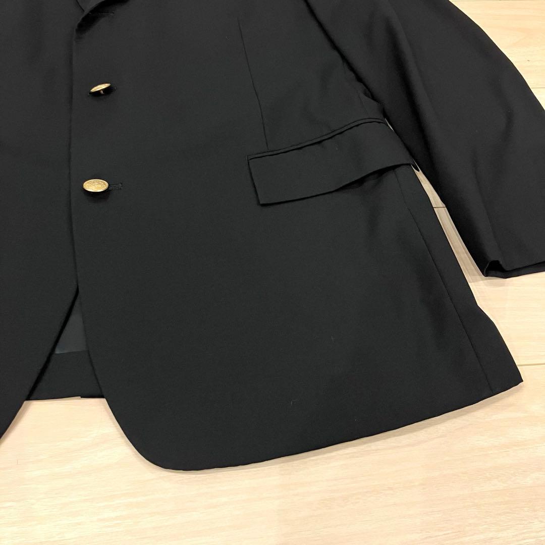 極美品✨NEWYORKER テーラード 紺ブレ 大きいサイズ 金ボタン 2XL