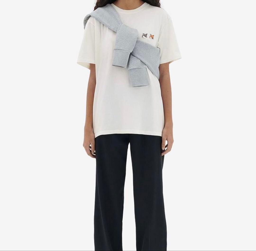 MAISON KITSUNÉ メゾンキツネ 半袖Tシャツ ホワイト XS