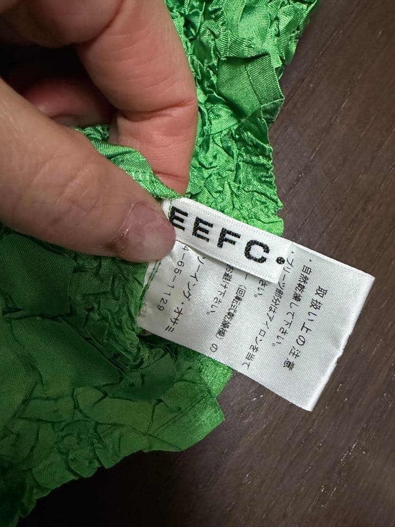EEFC COLLECTHION／プリーツシャツカーディガン