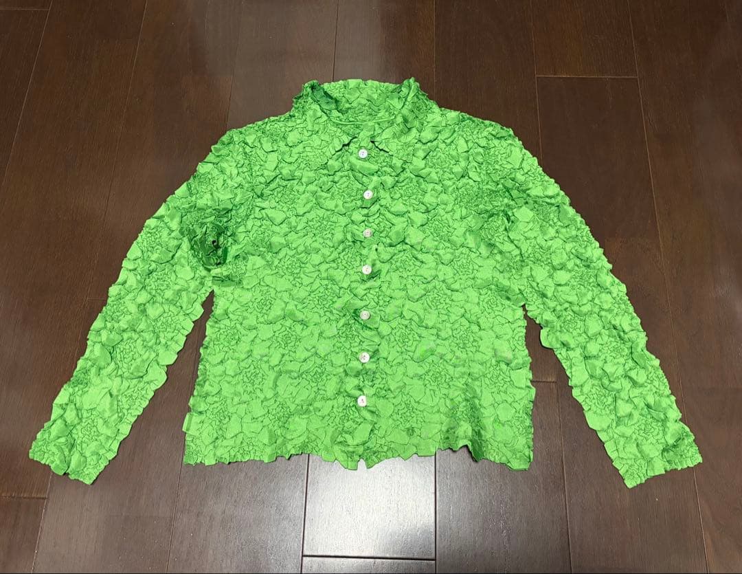 EEFC COLLECTHION／プリーツシャツカーディガン